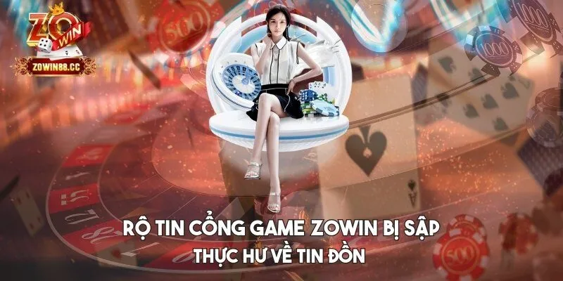 cổng game Zowin bị sập